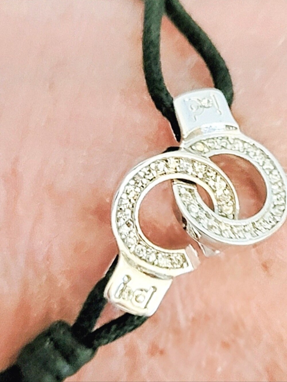 Vintage "CUFFS OF LOVE" Cubic Zirconia Bracelet, Never Worn
